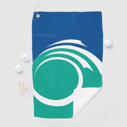Golf Towel with flag of Ottawa, Canada ゴルフタオル (インサイチュ)