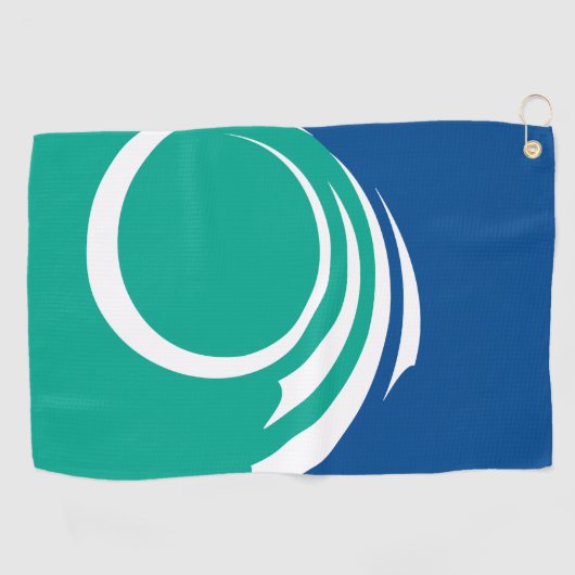 Golf Towel with flag of Ottawa, Canada ゴルフタオル (横)