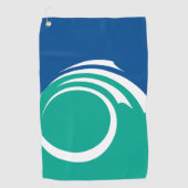 Golf Towel with flag of Ottawa, Canada ゴルフタオル (正面)