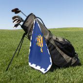 Golf Towel with flag of Quebec City, Canada ゴルフタオル (グリーン)