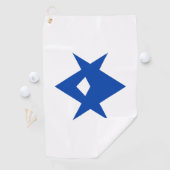Golf Towel with flag of Toyota City, Japan ゴルフタオル (インサイチュ)