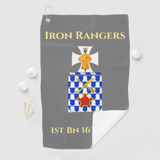 Golf Towel with Military Crest ゴルフタオル (インサイチュ)