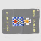 Golf Towel with Military Crest ゴルフタオル (横)