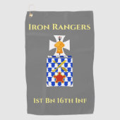 Golf Towel with Military Crest ゴルフタオル (正面)