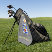 Golf Towel with Military Crest ゴルフタオル (グリーン)