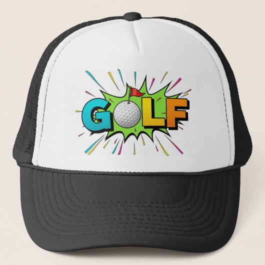 Golf Trucker Hat キャップ (正面)