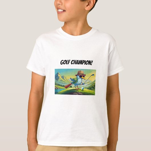 Golf t'shirt voor kids tシャツ (正面)