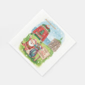 Golf Ugly Sweater Christmas Party  スタンダードランチョンナプキン (角)