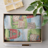 Golf Ugly Sweater Christmas Party with Santa Claus 薄葉紙 (ギフト)