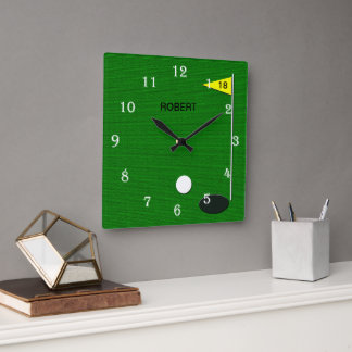 Golf Wall Clock スクエア壁時計
