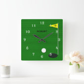 Golf Wall Clock スクエア壁時計 (ホーム)
