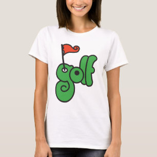 Golf Wangの鮮やかな緑と赤 Tシャツ