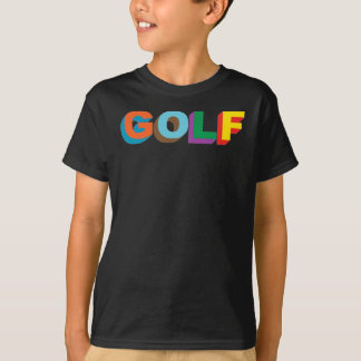 Golf Wang Logo T Shirt for All,Full Size Black Tシャツ