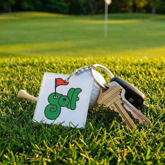 Golf Wang Vibrant Green and Red キーホルダー