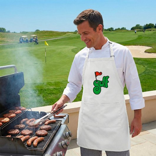 Golf Wang Vibrant Green and Red スタンダードエプロン