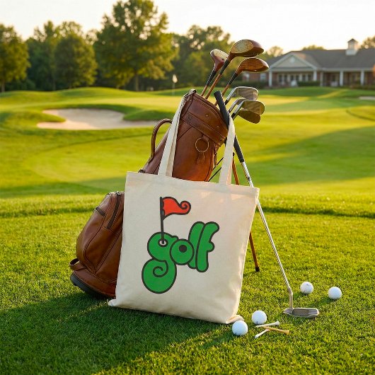 Golf Wang Vibrant Green and Red トートバッグ