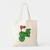 Golf Wang Vibrant Green and Red トートバッグ (裏面)