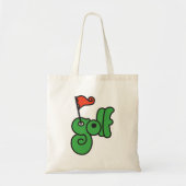 Golf Wang Vibrant Green and Red トートバッグ (正面)