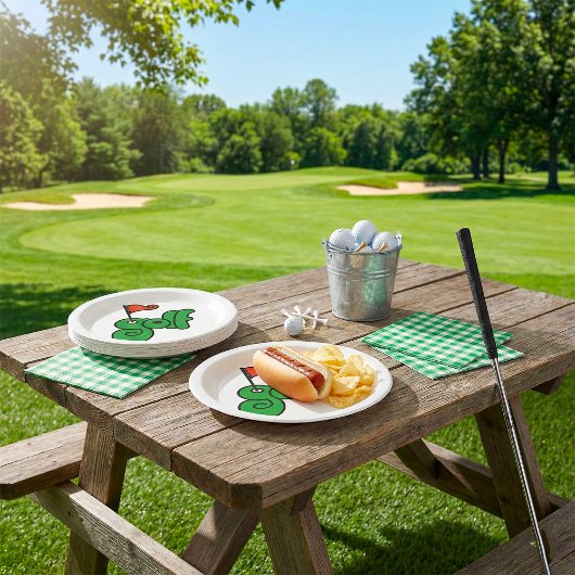 Golf Wang Vibrant Green and Red ペーパープレート