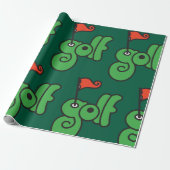 Golf Wang Vibrant Green and Red ラッピングペーパー (アンロールド)