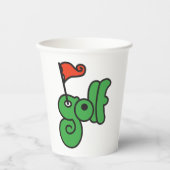 Golf Wang Vibrant Green and Red 紙コップ (正面)