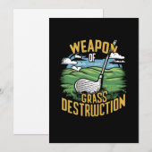 Golf Weapon of Grass Destruction Art シーズンカード (正面/裏面)