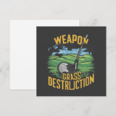 Golf Weapon of Grass Destruction Art シーズンカード (正面/裏面)