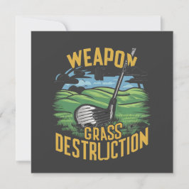 Golf Weapon of Grass Destruction Art シーズンカード