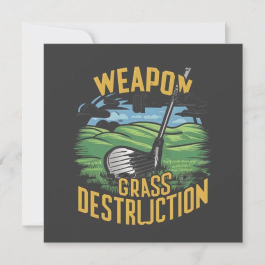 Golf Weapon of Grass Destruction Art シーズンカード (正面)