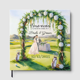 GOLF Wedding  Bride and Groom Golfer Golf Balls ゲストブック