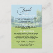 Golf Wedding Details Enclosure Card エンクロージャーカード (正面)