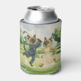 Golf Wedding for Cat Lovers on the course 缶クーラー