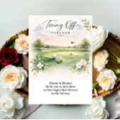 GOLF WEDDING Let’s Par-Tee Golf Party Invitation  招待状