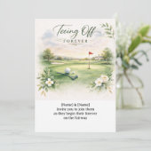 GOLF WEDDING Let’s Par-Tee Golf Party Invitation  招待状 (スタンド正面)