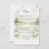 Golf Wedding RSVP Card | Teeing Off Forever (正面)