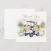 GOLF WEDDING thank you card (正面/裏面)