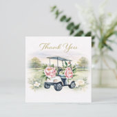 GOLF WEDDING thank you card (スタンド正面)