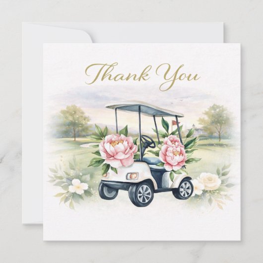 GOLF WEDDING thank you card (正面)