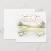 GOLF WEDDING thank you card (正面/裏面)