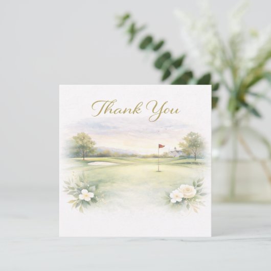 GOLF WEDDING thank you card  (スタンド正面)