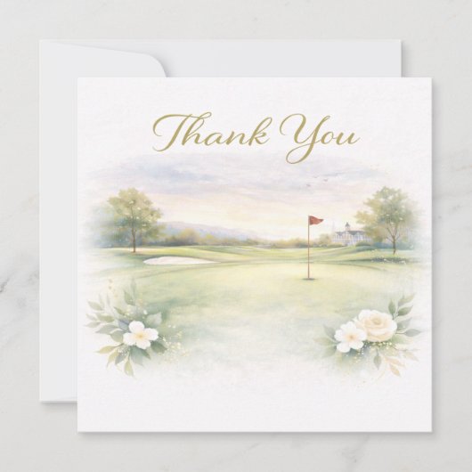 GOLF WEDDING thank you card (正面)