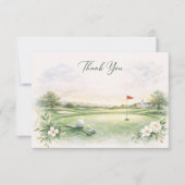 GOLF WEDDING thank you card  サンキューカード (正面)