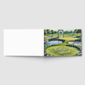  Golf Wedding Themed Guest Book ゲストブック (全面)