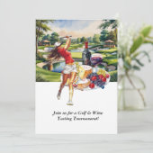 Golf & Wine Tasting Tournament Invitation 招待状 (スタンド正面)
