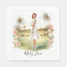 Golf Woman golfer on golf course Bridal