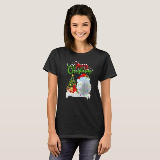 Golf  Xmas Decorations Santa Golf Christmas Tシャツ (正面フル)
