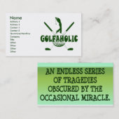 GOLFAHOLICの名刺 名刺 (正面/裏面)