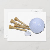 GolfBallMarkerTees020511 ポストカード (正面/裏面)