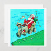 Golfcartサンタ シーズンカード (正面/裏面)