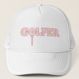 Golfer Argyle女性パターンは写実的な帽子の帽子のスタイルを作りました キャップ